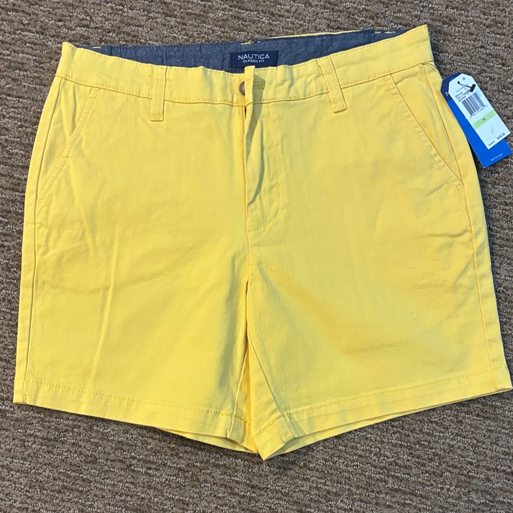 Nautica Men’s Mimosa Yellow shorts